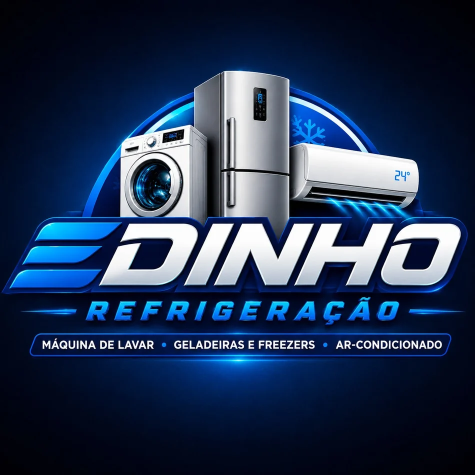 Logo e identidade Edinho Refrigeração